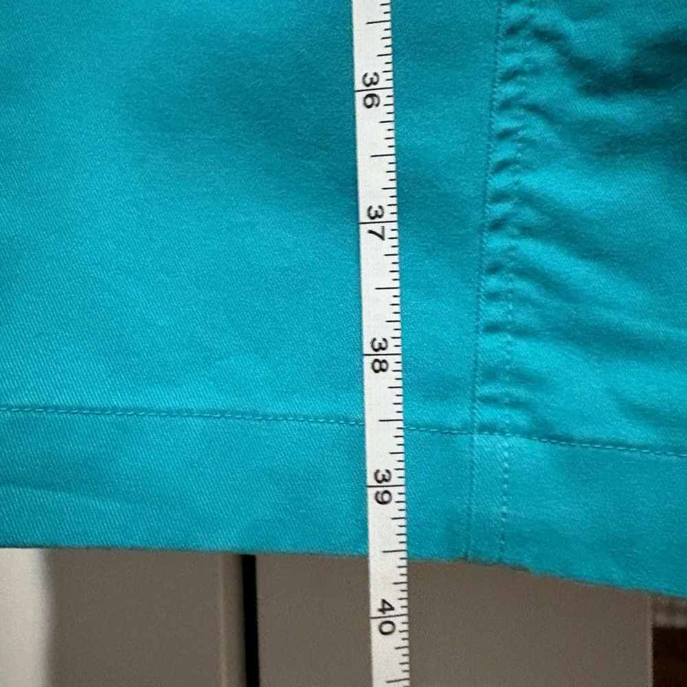 Boden Helena Sleeveless Chino Dress in Turquoise Size US 6L (longer length) - Picture 5 of 7